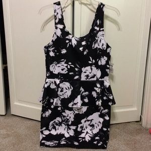 Charlotte Russe peplum mini dress